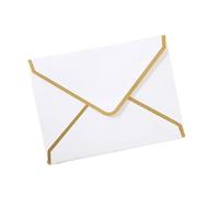 50 buste dorate for matrimoni, cartoline fai da te, inviti in carta 150 g, for la conservazione e l'imballaggio, articoli di cancelleria Per matrimoni o altri eventi(50pcs 7x10.5cm B)