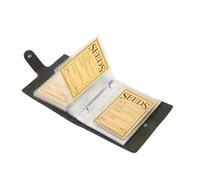 50 buste e fogli trasparenti in scatola di immagazzinaggio adatto per organizzare il giardinaggio organizzatore in pelle