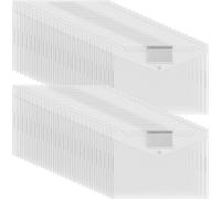 50 Buste In Plastica, Cartelle Portadocumenti con Chiusura A Automa6025