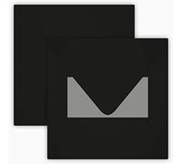 50 buste quadrate, colore: nero, 15 x 15 cm, 150 x 150 mm, con linguetta triangolare autoadesiva, monocromatiche, si chiudono senza doverle inumidire