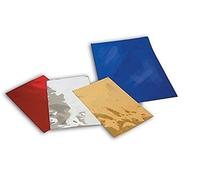 50 BUSTINE BLU 15 X 25 CM BUSTE REGALO METALLIZZATE LUCIDE P.P. ROYAL