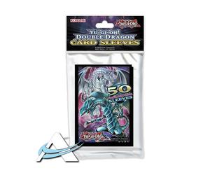 50 Bustine Protettive Mini Japanese sleeves YUGIOH Double Dragon Doppio Drago