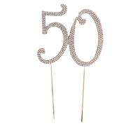 50 Cake Topper 50 Compleanno O Con Oro
