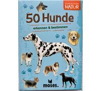 50 Cani Riconoscere Expedition Natura Moses Apprendimento Carte Gioco Quiz 9769