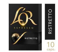 50 Capsule Alluminio L'OR RISTRETTO compatibili Nespresso Intensità 11 LOR