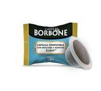 50 Capsule Caffè Borbone Miscela ORO Compatibili con Bialetti Mokespresso Macchine Caffè ultima generazione - (50 Capsule, Miscela Oro)