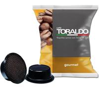 50 Capsule Caffè TORALDO Miscela Gourmet Compatibili Lavazza A Modo Mio