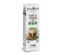 50 Capsule Caffitaly System Foodness Caffè al Ginseng Zero ex Amaro