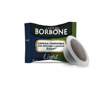 50 CAPSULE CIALDE CAFFÈ BORBONE COMPATIBILI MACCHINE BIALETTI MISCELA LIGHT