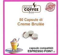 50 capsule cialde CREME BRULE' - compatibili Lavazza ESPRESSO POINT
