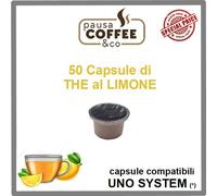 50 capsule cialde THE TE TÈ AL LIMONE compatibili UNO SYSTEM