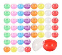 50 capsule for distributori automatici, capsule rotonde colorate da 1,8 pollici, palline vuote riempibili, forniture for distributori automatici di gomme da masticare for premi, feste di Natale