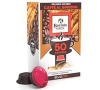 50 Capsule Ginseng Compatibile con Lavazza A Modo Mio Bevanda Solubile per Baciato Caffè Linea Desiderio