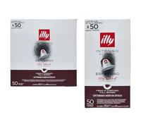 50 CAPSULE IN ALLUMINIO ILLY MISCELA INTENSO COMPATIBILI CON NESPRESSO