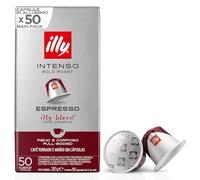 50 CAPSULE IN ALLUMINIO ILLY MISCELA INTENSO COMPATIBILI CON NESPRESSO