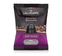 50 Capsule Lollo Caffè Compatibili Dolce Gusto Nescafè Miscela ARGENTO - Imbustate Singolarmente Flowpack - Maggiore Freschezza