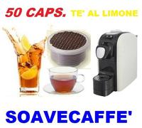 50 CAPSULE THE LIMONE DOLCE TIPO S PER MACCHINA MITO, NOEMI, EMMA.