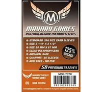 50 Card Sleeves Bustine Protettive Premium Standard US 57.5x89mm by Mayday Games