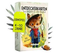 50 carte da esplorare per bambini - caccia al tesoro all'aperto e scoprire la natura, emozionante gioco di ricerca, gioco educativo e regalo per ragazze e ragazzi I giochi a partire dai 4, 5, 6, 7, 8
