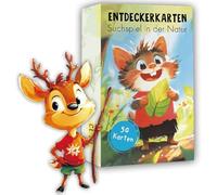 50 Carte da Esplorazione per Bambini, Giochi All'aperto per Bambini, Divertente Gioco di Carte per Tutta la Famiglia, Gioco Educativo e Regalo per Ragazze e Ragazzi, 4+ Anni