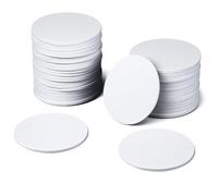 50 carte NFC, etichette NFC riscrivibili NTAG215, in PVC, chip per biglietti da visita, 504 byte, vuote, facili da programmare, compatibili con tutti i telefoni e dispositivi abilitati NFC (bianco)