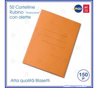 BLASETTI CARTELLE 3 LEMBI MANILLA GR.150 (50 PEZZI) - ARANCIO**PUOI PAGARE ANCHE ALLA CONSEGNA!!!**