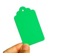 50 cartellini regalo con foro per nome, segnaposto da appendere per feste, carta per regali di Natale