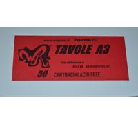50 CARTONCINI WR "TAVOLE A3" 100% acid free, da abbinare a buste A3 PORTFOLIO