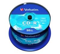 Verbatim - Scatola 50 CD-R DataLife Plus Extra Protection - 1x-52x - serigrafato - 43351 - 700MB Quantita min. 1