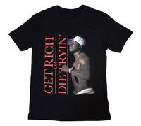 50 Cent Get Rich ufficiale Uomo maglietta unisex