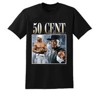 50 Cent Rap Hip Hop Mens T-Shirt Unisex Black Tee M