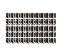 50 cerniere piatte antiche, cerniere in ferro in miniatura con viti per portagioie in legno, armadio per casa delle bambole, 18 x 15 mm, accessori decorativi vintage