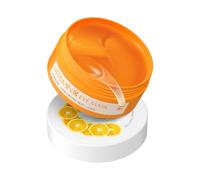 50 cerotti per occhi con vitamina C e caffeina, maschera sotto gli occhi in gel con collagene e acido ialuronico per occhiaie e occhi gonfi, idratante, antirughe e lenitiva cura della pelle degli