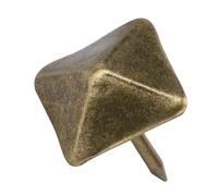 50 Chiodi Decorativi, Chiodi Decorativi in ferro Antico Clavos, Testa Piramidale, Chiodi per Mobili a Testa Quadrata per Scatole di Legno per (Lunghezza laterale 12 mm *