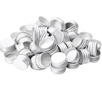 50 chiusure a spirale a spirale, per bottiglie in PET e vetro, 18 mm, 20 mm, 24 mm, 28 mm, argento (24 x 15 mm)