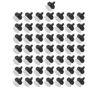 50 chiusure in gomma robuste a forma di farfalla per cucito, gioielli fatti a mano, chiusure rotonde in gomma