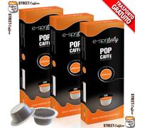 50 Cialde Capsule Caffè Pop E-Spritaly Miscela Intenso Compatibili Caffitaly