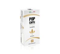 50 Cialde Capsule Caffè Pop NAOS Gusto Ginseng Compatibile Nespresso Solubili