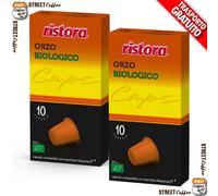 ORZO Solubile Biologico Ristora Capsule Compatibili Nespresso