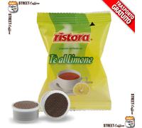 50 Cialde Capsule Tè The al Limone Ristora compatibile Lavazza espresso POINT