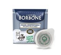 50 Cialde Ese 44 mm Caffè Borbone Miscela Decisa - 360 gr + 5 cialde in Omaggio