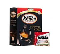 50 Cialde Kenon Caffè Espresso Qualità Artigianale con Aroma Intenso, Confezionate Singolarmente per Freschezza e Gusto Autentico Compatibili con Macchine Espresso