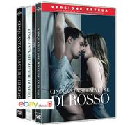 50 CINQUANTA SFUMATURE Collection (3 DVD) Jamie Dornan VERSIONE ESTESE