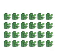 50 clip di collegamento per traliccio per aste di legno da 11 mm, 16 mm, 20 mm, utilizzate per l'addestramento dei pomodori e l'arrampicata nei sistemi vegetali (16 mm)