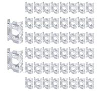 50 clip di scarico dell'acqua in alluminio per pannello solare per dirigere l'acqua automaticamente e migliorare l'uscita del pannello solare (30 mm)
