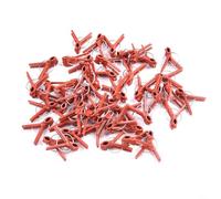 50 clip per innesto in plastica per uso in giardino, con per cetrioli, melanzane, anguria, strumento essenziale per innesti di successo (bocca rotonda)
