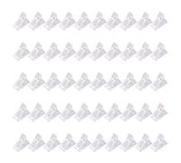 50 Clip Per Unghie Trasparenti Clip Ausiliarie Per Manicure In Plastica Clip Per Unghie Fai Da Te Estensione Clip Per Unghie Accessori Per Manicure