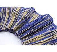 50 CM Frangia Rafia liscia altezza 10 15 cm vari colori arredo casa moda passamaneria (15 cm, 7 Beige/Blu)