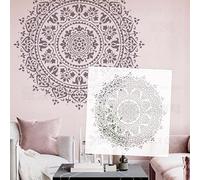 50 cm Mandala Grande Rotondo Fiore Stencil Per Pareti Modelli Per Dipingere Sul Parete Decorare Pittura Riutilizzabile Artigianato Decorazione Decorativa Per Soffitto S491