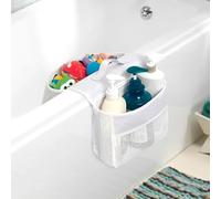 50 cm Rete Giocattoli Doccia, Bambini Organizer per Giocattoli da Bagno, Adulti Sacchetto per Riporre Shampoo e Bagnoschiuma, Autodrenante Grande Capacità Portaoggetti per Giocattoli da Bagno